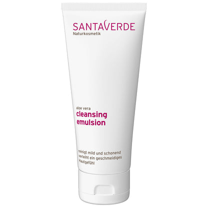Santaverde - Aloe Vera Reinigungsemulsion - Sanfte Reinigung - 100 ml - WERTE FREUNDE