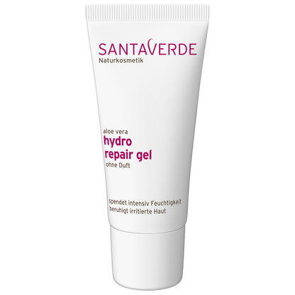 Santaverde - Aloe Vera Hydro Repair Gel ohne Duft - Spezial Gesichtspflege - 30 ml - WERTE FREUNDE