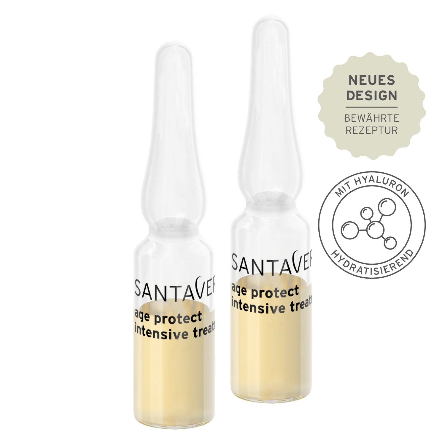 Santaverde - Aloe Vera Blüte Age Protect Ampullenkur - Anti-Ageing Gesichtspflege - 10 ml - WERTE FREUNDE