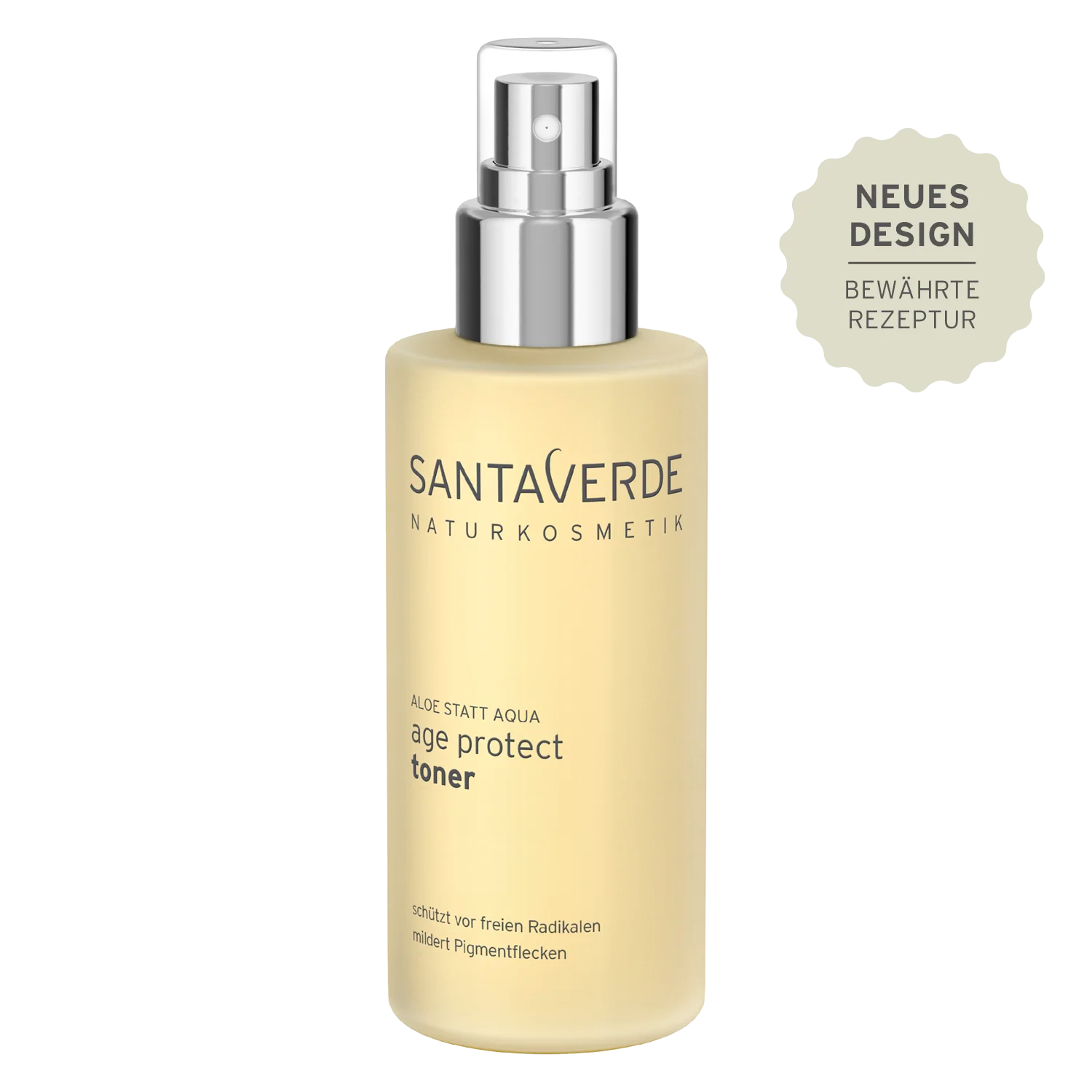 Santaverde - Aloe Vera Blüte Age Protect Toner - Anti-Ageing Gesichtspflege - 100 ml - WERTE FREUNDE