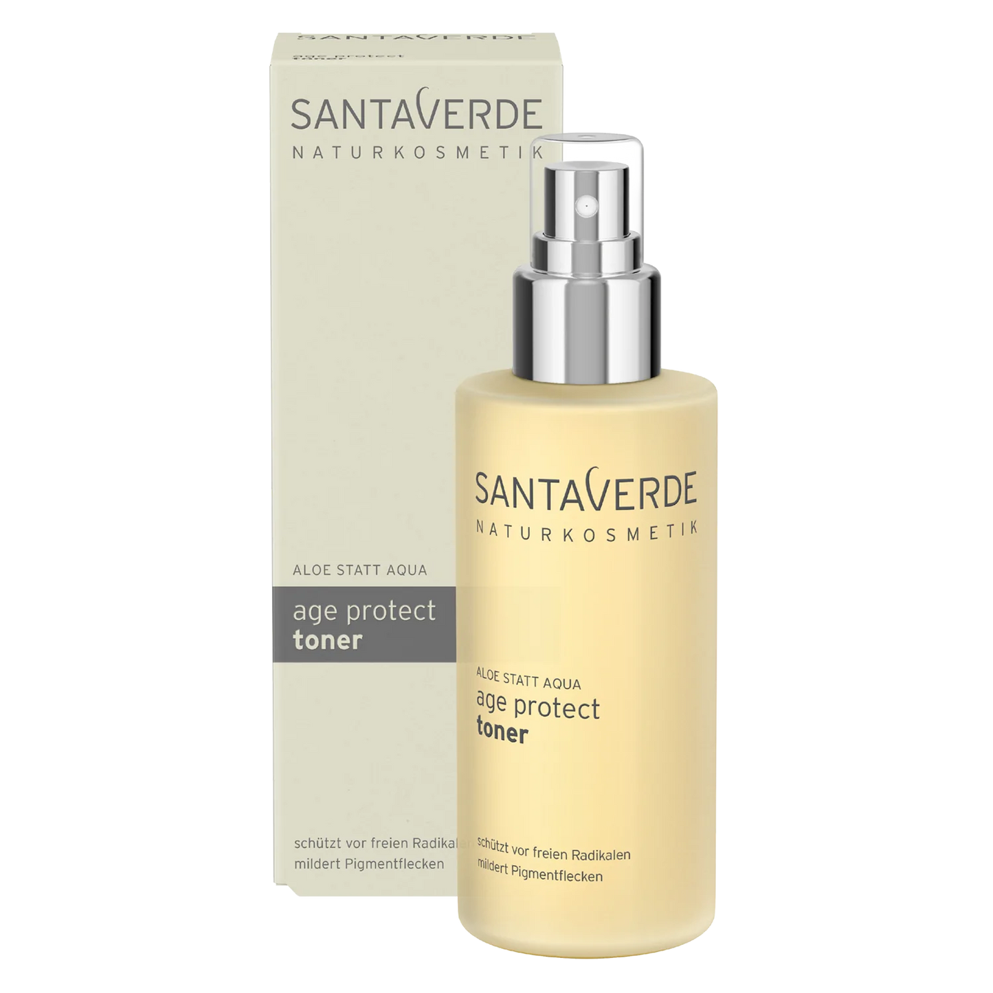 Santaverde - Aloe Vera Blüte Age Protect Toner - Anti-Ageing Gesichtspflege - 100 ml - WERTE FREUNDE
