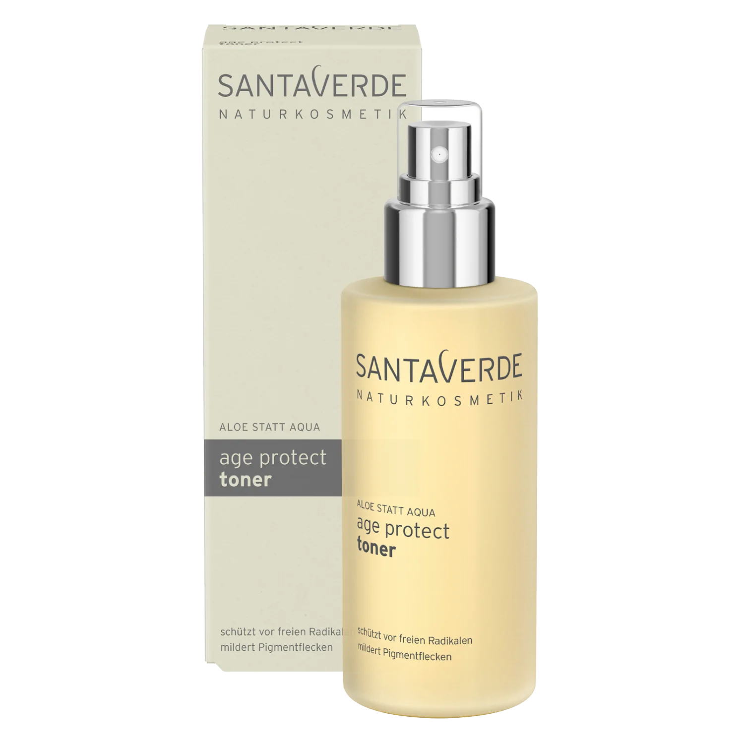 Santaverde - Aloe Vera Blüte Age Protect Toner - Anti-Ageing Gesichtspflege - 100 ml - WERTE FREUNDE