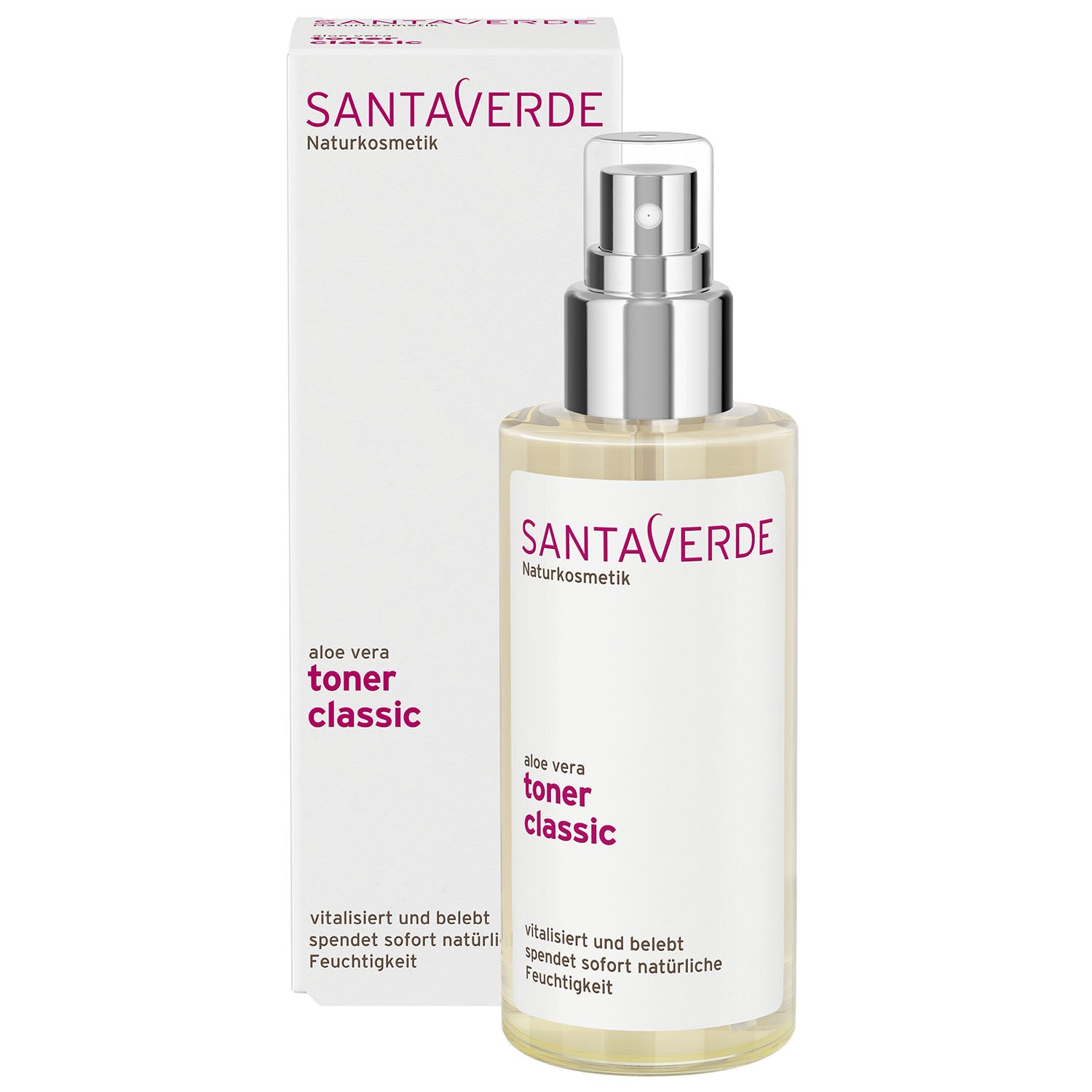 Santaverde - Aloe Vera Toner Classic - Erfrischende GesichtsToner - 100 ml - WERTE FREUNDE