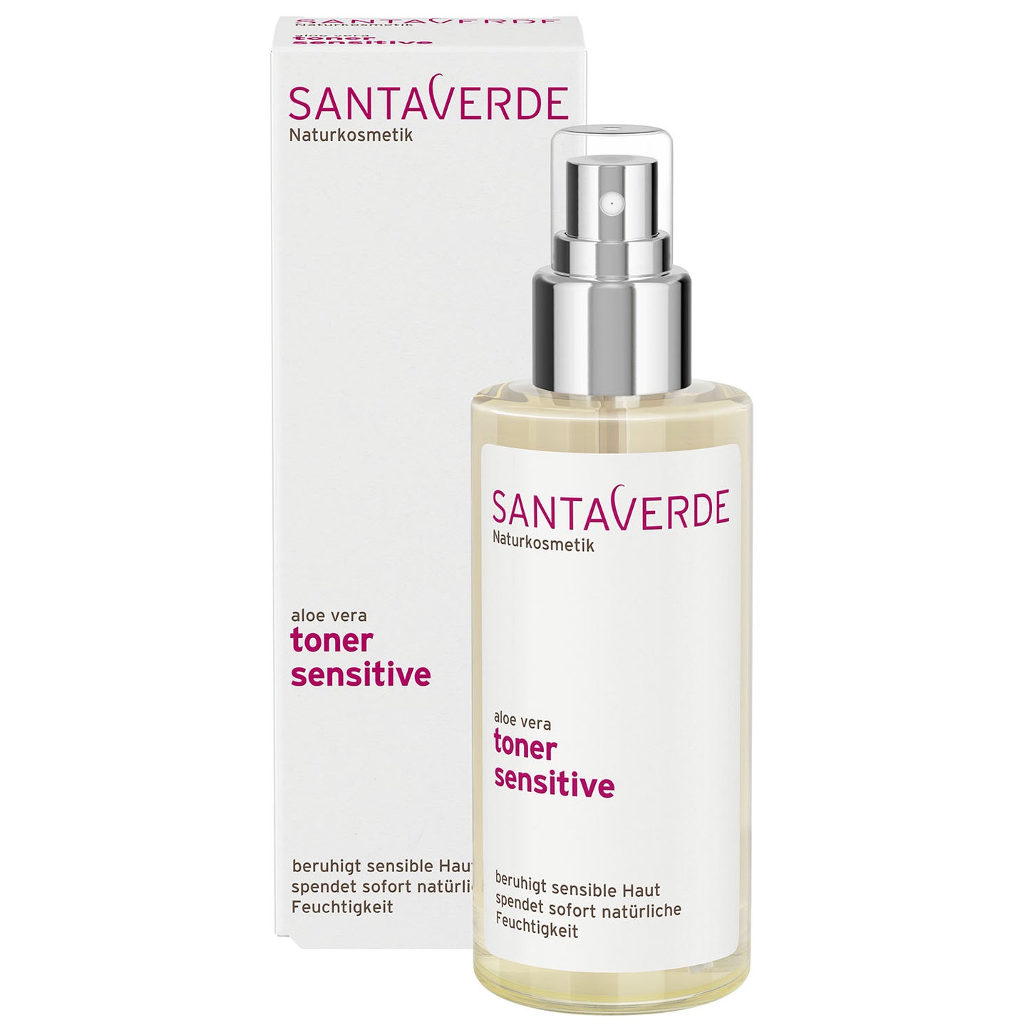 Santaverde - Aloe Vera Toner Sensitive - Erfrischende GesichtsToner - 100 ml - WERTE FREUNDE