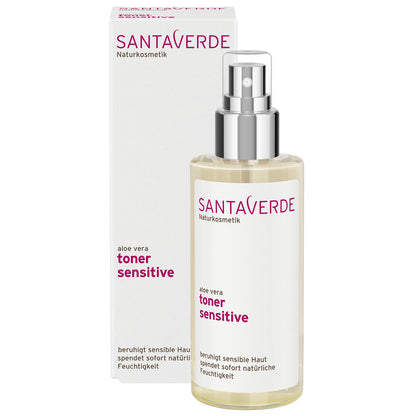 Santaverde - Aloe Vera Toner Sensitive - Erfrischende GesichtsToner - 100 ml - WERTE FREUNDE