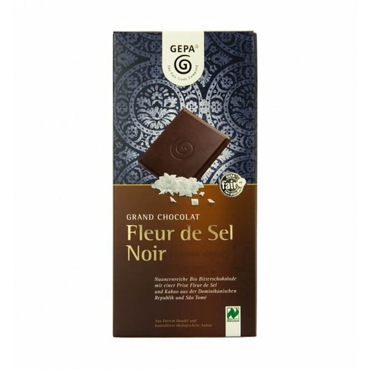 gepa - Schokolade Fleur de Sel Noir 70% 100g