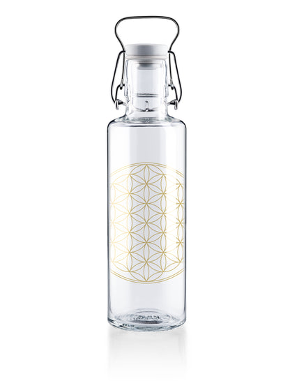 soulbottles - Bottle Flower of life 0,6l - WERTE FREUNDE
