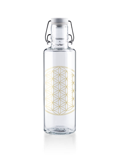 soulbottles - Bottle Flower of life 1l - WERTE FREUNDE