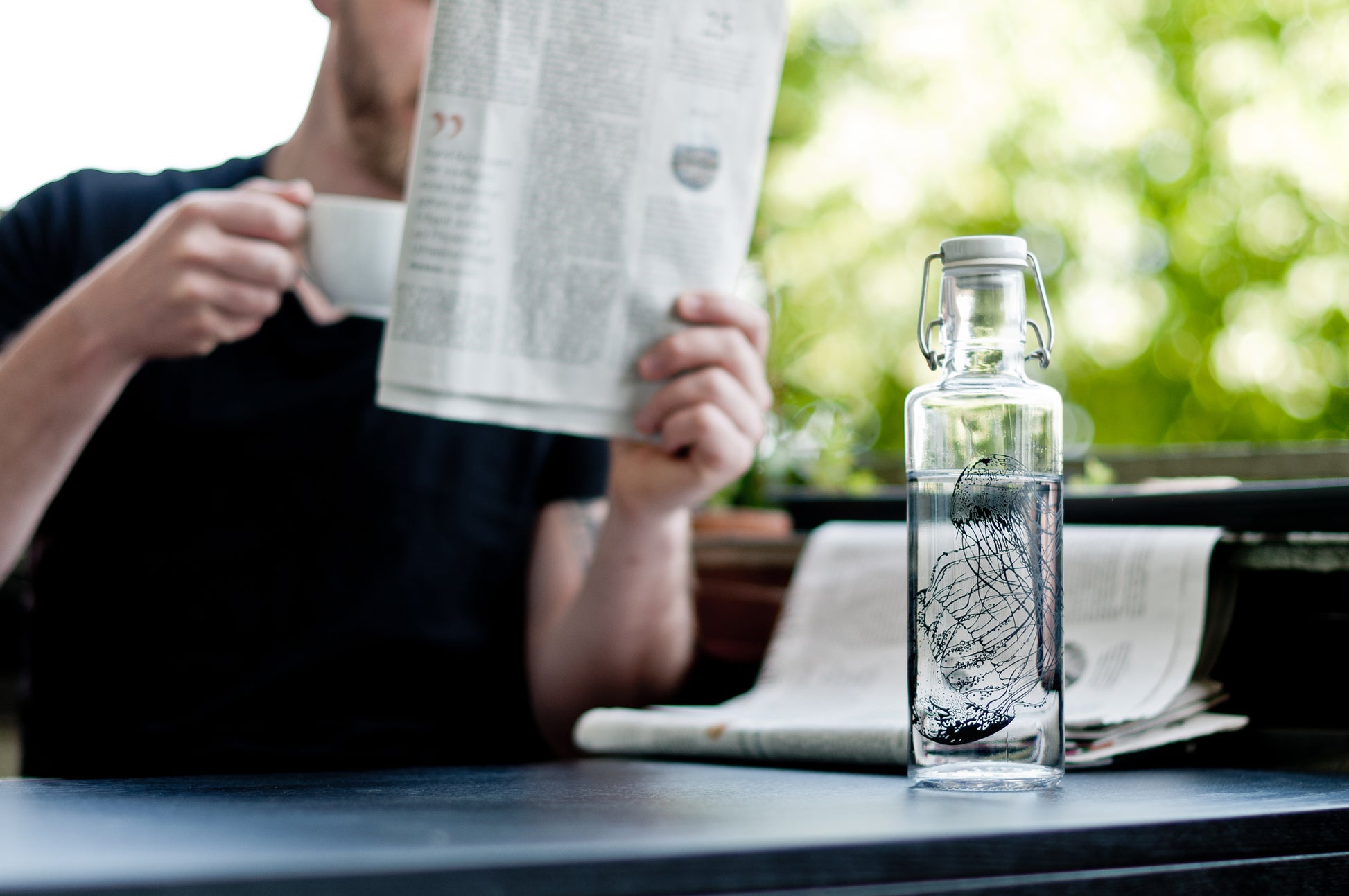 soulbottles - Bottle Jellyfish 0,6l - WERTE FREUNDE