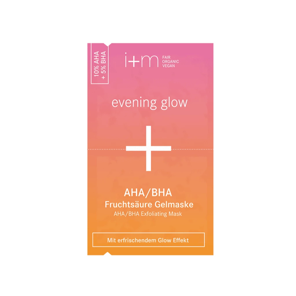 i+m - AHA/BHA Evening Glow Fruchtsäure Gesichtsmaske 2x4ml