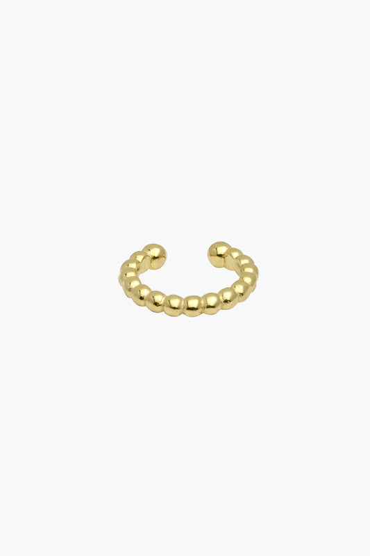 Wildthings - Bubble ear cuff gold plated 1 St. - WERTE FREUNDE