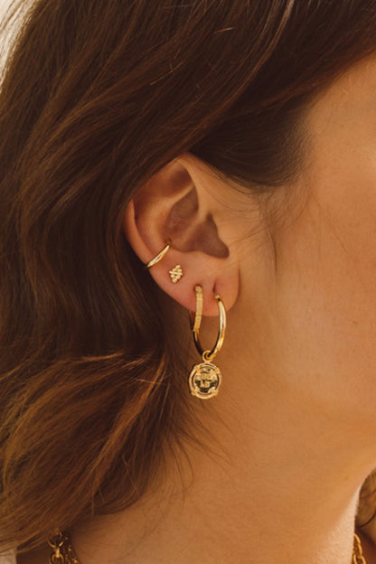 WILDTHINGS - Classic Ear Cuff Gold 1 St. - WERTE FREUNDE