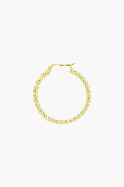 Wildthings - Dots hoop gold plated 30mm 1 St. - WERTE FREUNDE
