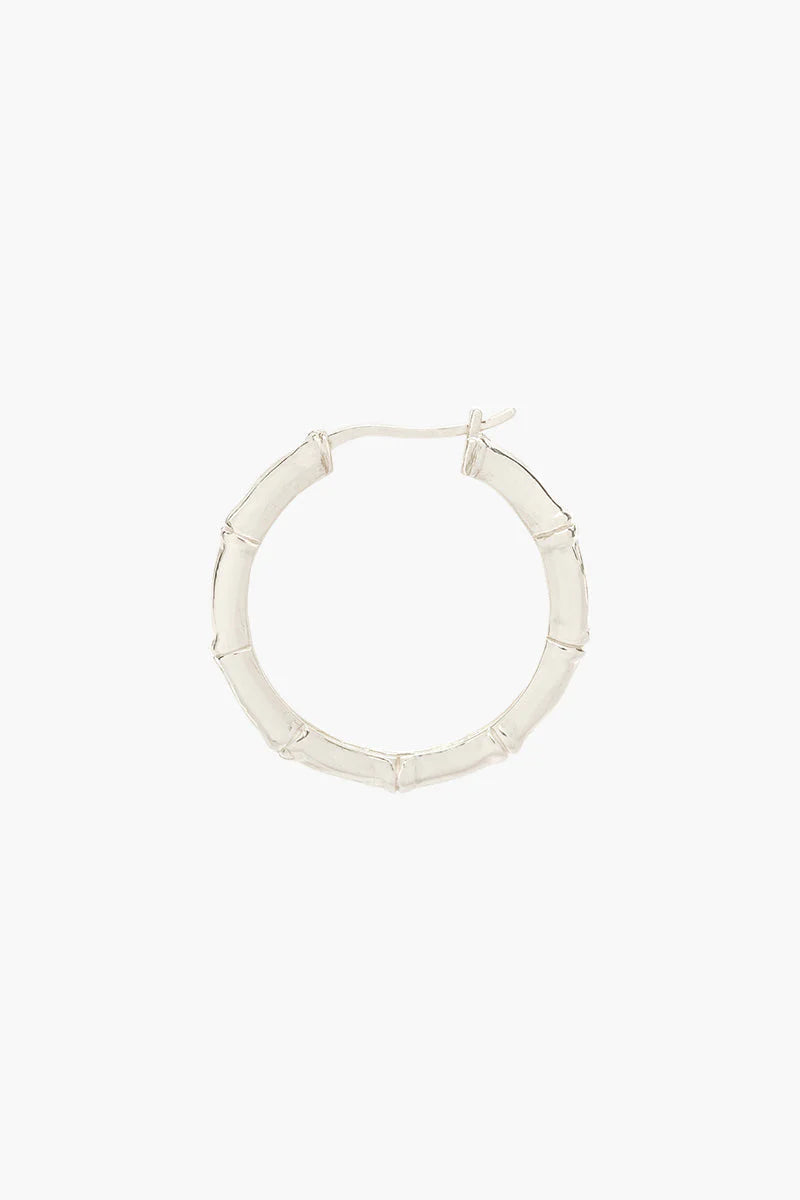 Wildthings - Medium bamboo hoop silver 1 St. - WERTE FREUNDE