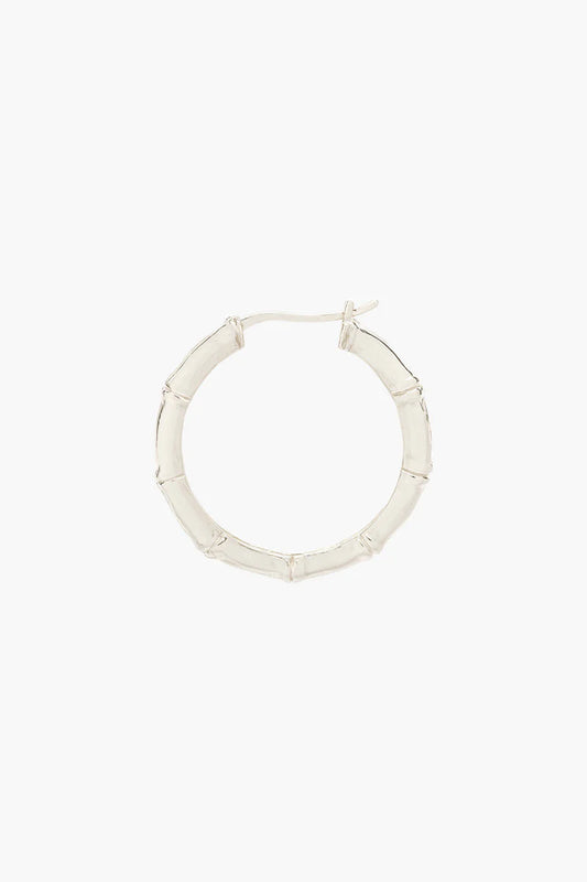 Wildthings - Medium bamboo hoop silver 1 St. - WERTE FREUNDE