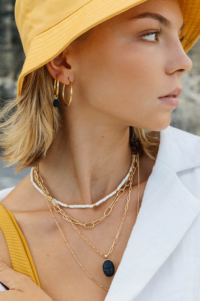 WILDTHINGS - Wild classic earring gold medium 1 St. - WERTE FREUNDE