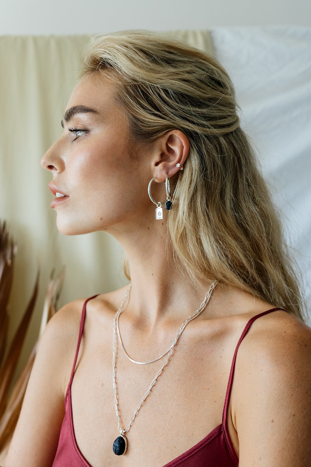 WILDTHINGS - Wild classic earring silver medium 1 St. - WERTE FREUNDE