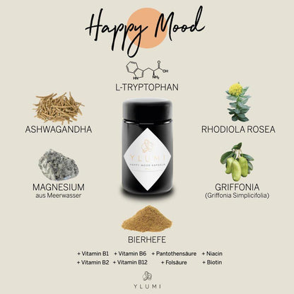YLUMI - Happy Mood Kapseln 60Stk - 39.6g - WERTE FREUNDE